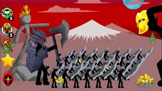 New Mod Summon Griffon Boss Vs Juggerknight, Xenophon, Atreyos | Stick War Legacy