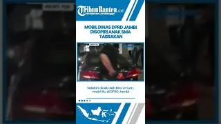 Tak Berbusana, Penumpang Mobil Dinas DPRD Jambi Disopiri Anak SMA Tabrakan