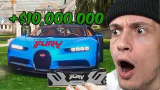 ვიშოვე $10,000,000 კინგსტონის მანქანებით !! 96GB Kingston FURY ს დაყენება