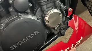 Repair of the bottom fairing for Honda CBX 750