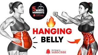 Do This STANDING 30-Min to Lose That STUBBORN BELLY FAT in 5 weeks 🔥 Exercise for Hanging Belly Fat
