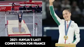 Flashback : Kaylia's Nemour last gymnastics competition in France - Uneven Bars GOLD 🥇 - June 2021