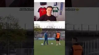 XABI ALONSO TEACHES GRIMALDO HOW TO SHOOT PROPERLY 🤩 