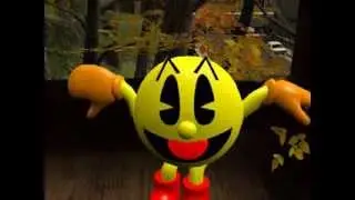 Pacman Flying: First Animation Using Gary's Mod