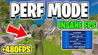 Performance mode Fortnite Season 3 ALL SETTINGS *INSANE FPS*