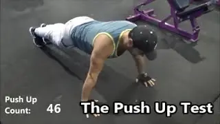 The Push Up Test Fitness Assessment
