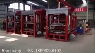 How to assemble the concrete cement block making machine