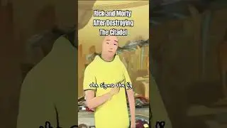 Rick and Morty After Destroying The Citadel #rickandmorty #meme #rick #morty #funny #jokes #trend