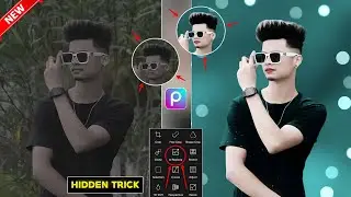 Picsart Cyan Tone Photo Editing | Picsart Background Colour Change | Picsart Face Smooth Editing