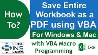 How to save entire workbook as a PDF using VBA