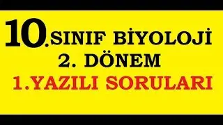 10. SINIF YAZILI - 2. DÖNEM 1. YAZILI