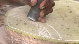 Indian Traditional Stone Grinder Making