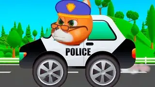 Baby Lucia Wanna Pleay Tricks with Police Patrol and Police Car - Fox Family Cartoon 3D kids songs