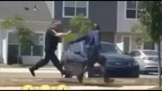 Cop Tries To Chase A Fleeing Suspect But Instead Needs To Retire! | WorldStar Videos