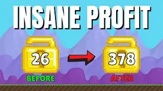 INSANE WAY TO PROFIT WITH ONLY 26WLS!!! (MUST WATCH)| Growtopia How To Get Rich 2021 | TriggerFear