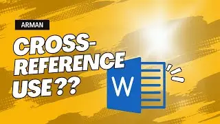 Cross-reference ? How to use cross reference in MS Word