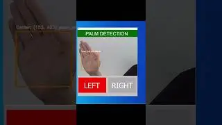 Left or Right Selection using OpenCV Palm Detection