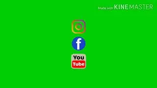 Social media background green