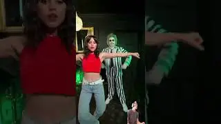 This trend's six feet under!🎃#jennaortega #fakeortega #wednesday #beetlejuice #shorts