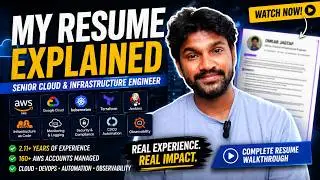 Senior Cloud Engineer Resume Explained | AWS, Kubernetes, DevOps Real Experience