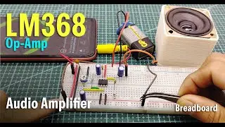 DIY LM386 Audio Amplifier on Breadboard | Simple Circuit for Engineering Mini Projects