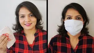 Homemade Mask From Handkerchief || Pollution Safety