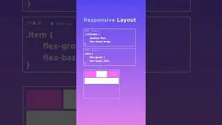 how to make responsive layout using #css in a #website