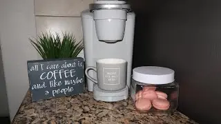 I spray painted my Keurig | Red to Grey