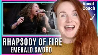 Defining Symphonic Metal | Rhapsody Of Fire - Emerald Sword | Vocal Coach Reaction & Analysis