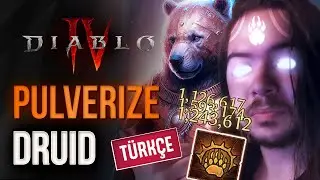 Diablo 4 Pulverize Druid - Ayı Gi̇bi̇ Hasar! [S1] - [Türkçe Rehber]