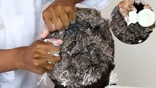 ASMR || Hair Treatment | Wind Sounds 💨| No Talking
