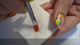 How to clean Gel Nail  Brushes
