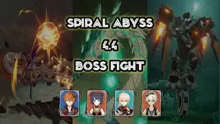 Bottom International & National Childe team vs Abyss Boss 4.4 floor 12