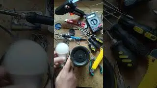 Блютуз колонка с  диодной лампой #diy