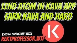 Lend Atom in kava app and Earn KAVA and HARD