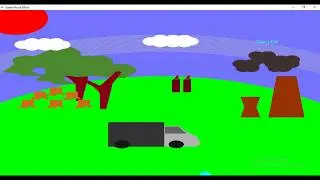 Opengl GreenHouse Effect Animation Project using C++ | Simple Demo | Computer Graphics Tutorial