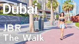 Dubai [4K] Amazing Dubai Marina, JBR Walking Tour 🇦🇪