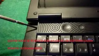 Removing and replacing laptop keyboard SAMSUNG R20