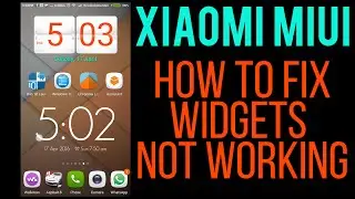How to fiX Solve 3rd Party Widgets not Updating Or Working - MIUI 10 11 12 | Basic Tips & Tutorials