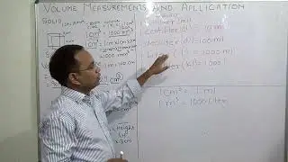 volume measurements and  its application. आयतन माप और उसका अनुप्रयोग