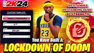 The MOST TOXIC ‘LOCKDOWN OF DOOM Build To Make For NBA 2K24… BEST ALL AROUND SEASON 5 LOCKDOWN BUILD