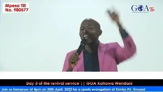 Message: Prayer and Faith || Pastor David