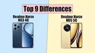 Realme Narzo N63 5G VS Realme Narzo N65 5G | Full Comparison