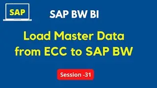 How to Load Master Data from ECC to SAP BW | Steps To Load Master Data  flat file in BW BI