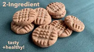 2-Ingredient Vegan Cookies, Gluten-Free, No Sugar, No Flour, No Oil, No Banana 🤯 vegan recipes