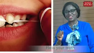 Teeth flossing