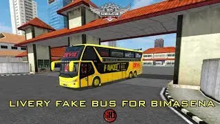 Livery Fake bus for Bimasena SDD