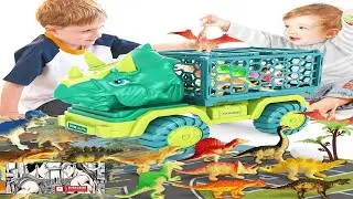 HONGID Dinosaur Truck Toys for Kids 3-5 Triceratops Car Toy with 15 Review