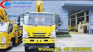 3 units 4x4 Isuzu NPR Forward 28meters Aerial platform work vehicle ready shipping to Dubai