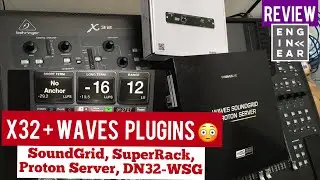 Waves Plugins na X32: SoundGrid, Proton DSP Server e SuperRack.